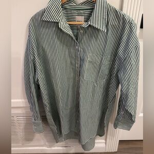 Maeve Stripped Cotton Shirt